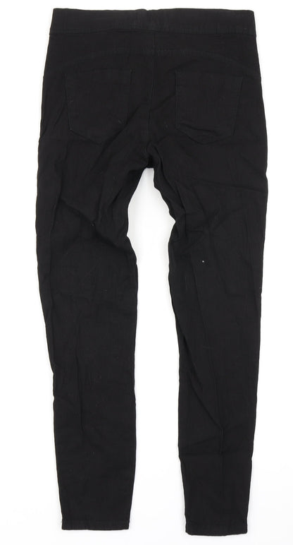 Denim Co Womens Black  Denim Jegging Jeans Size 10 L22 in