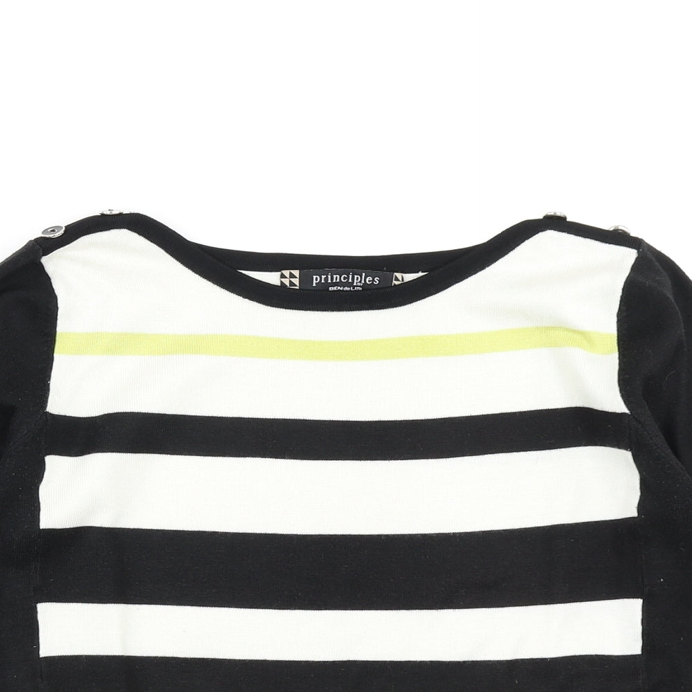 Womens UK Size 12 Principles Black Pullover Jumper