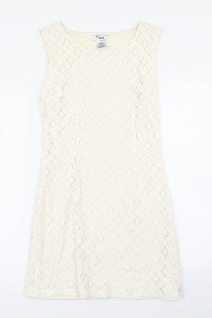 Pinky Womens Ivory   A-Line  Size M