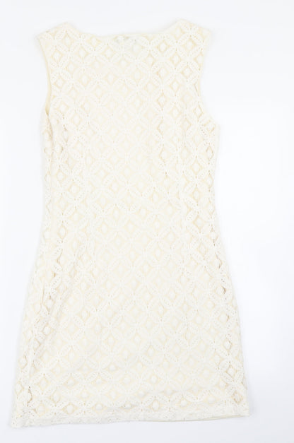 Pinky Womens Ivory   A-Line  Size M