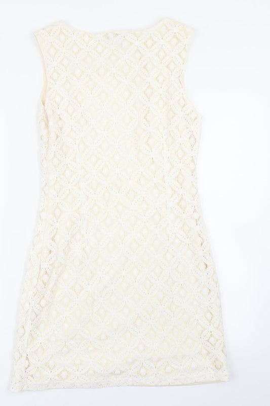 Pinky Womens Ivory   A-Line  Size M