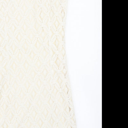 Pinky Womens Ivory   A-Line  Size M