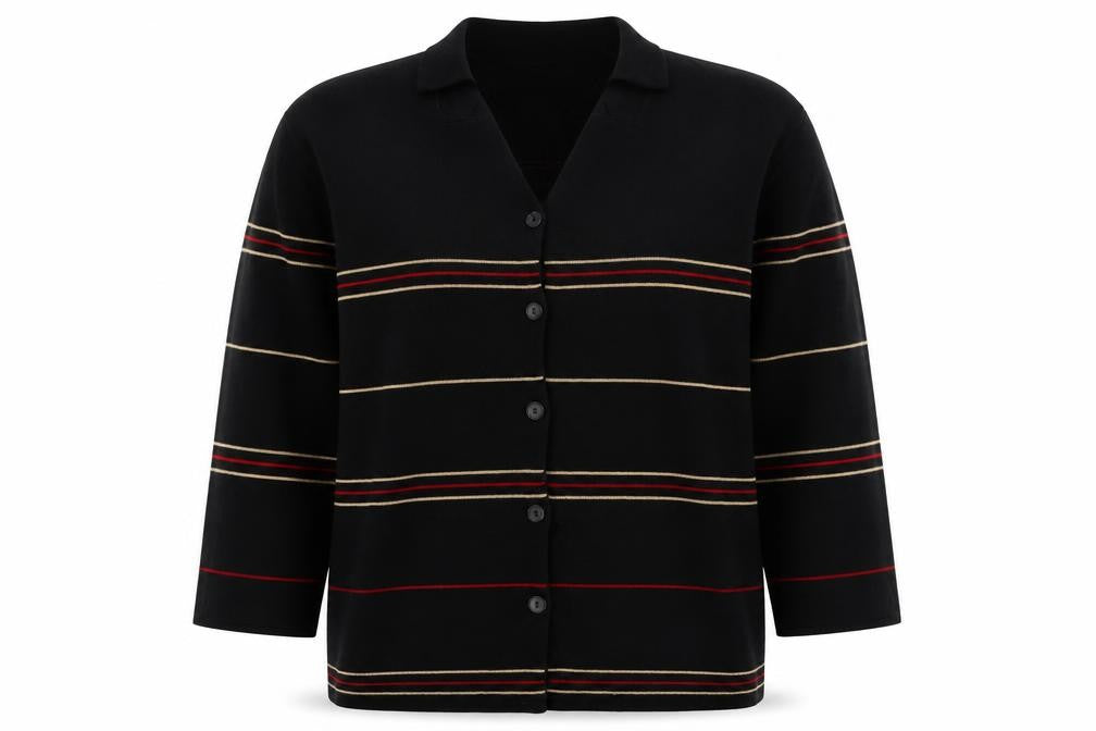 Womens UK Size L OPUS Black Cardigan Jumper