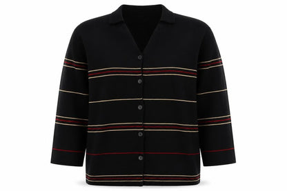 Womens UK Size L OPUS Black Cardigan Jumper