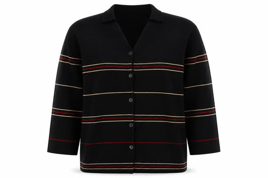 Womens UK Size L OPUS Black Cardigan Jumper