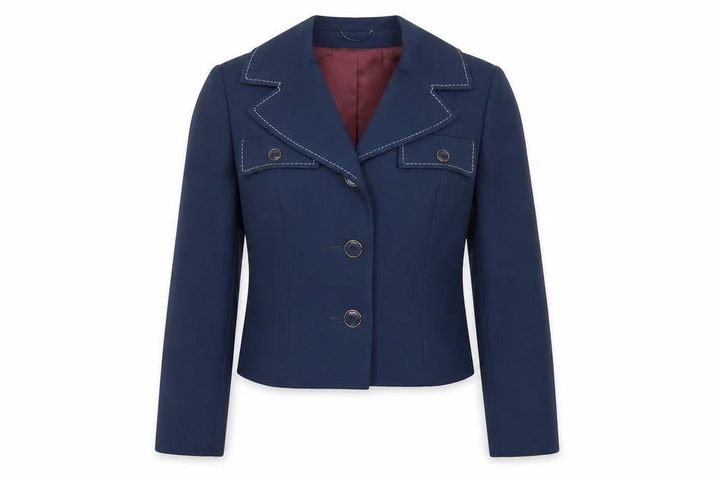 Womens UK Size M Berkertex Regular Blue Blazer