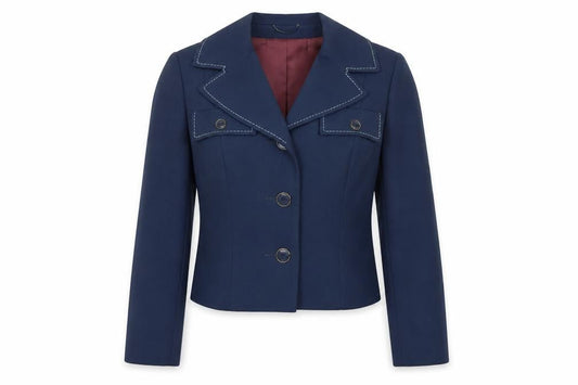 Womens UK Size M Berkertex Regular Blue Blazer