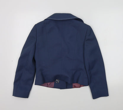 Berkertex Womens Blue Colourblock  Jacket Blazer Size M