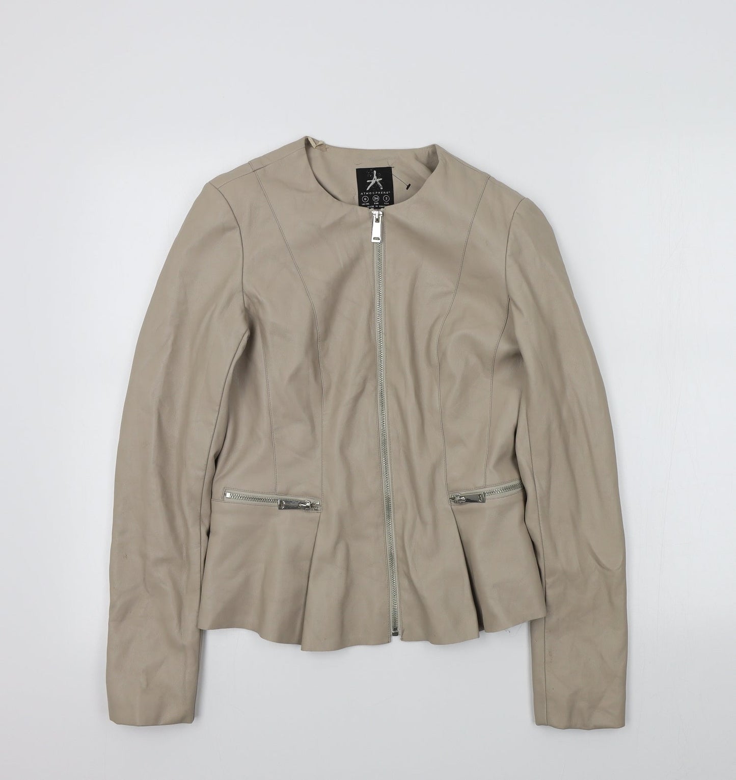 Primark Womens Beige   Jacket Coatigan Size 8