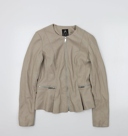 Primark Womens Beige   Jacket Coatigan Size 8