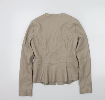 Primark Womens Beige   Jacket Coatigan Size 8