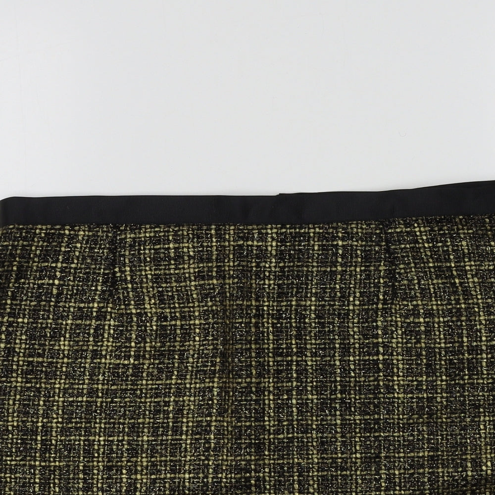 George Womens Gold   A-Line Skirt Size 12