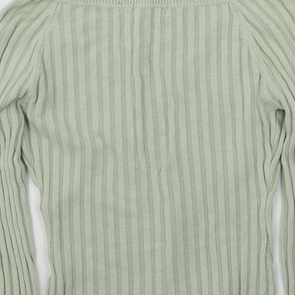 Womens UK Size S Krisp Green Pullover Jumper