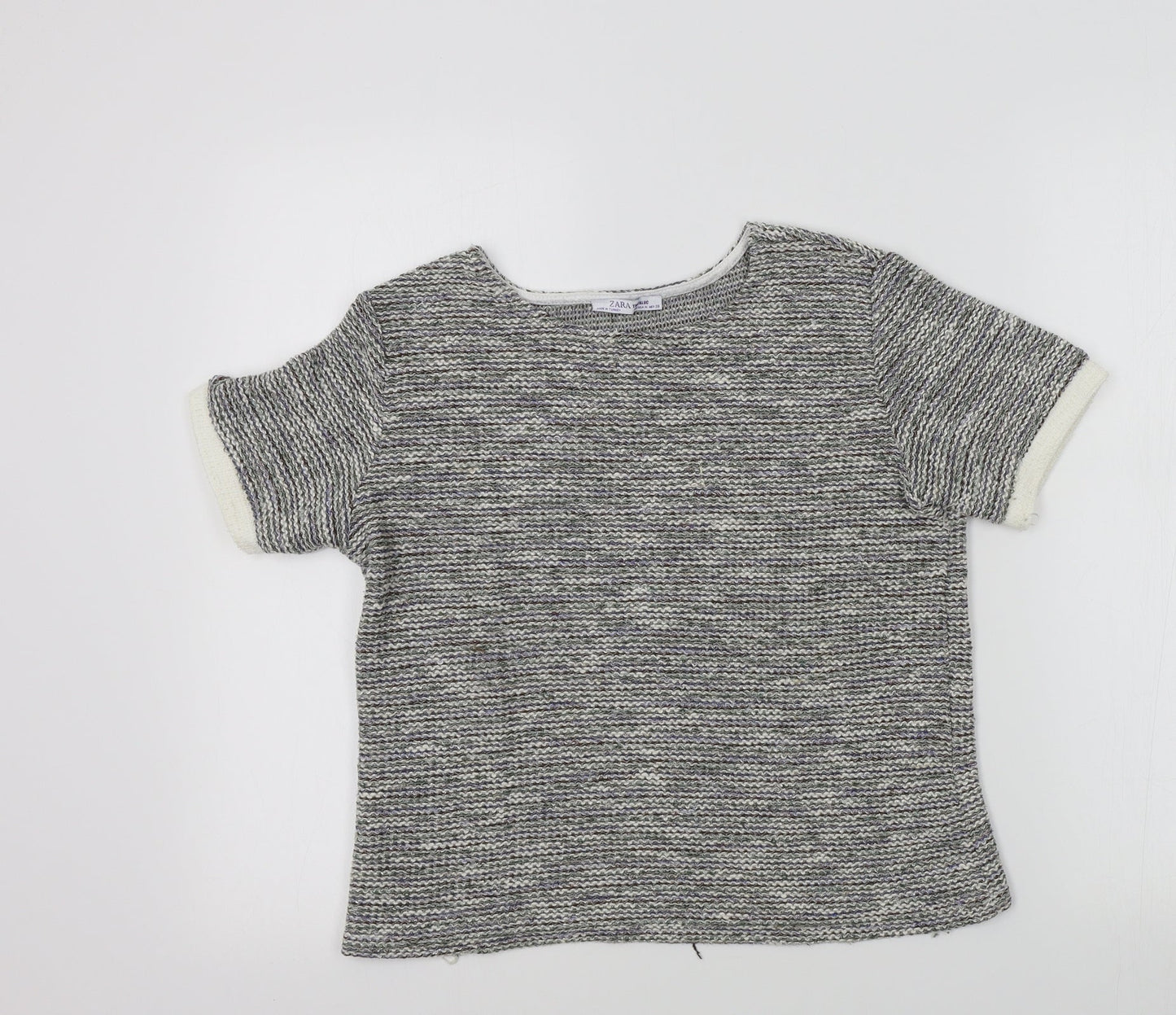 Womens UK Size M Zara Ivory Pullover Jumper