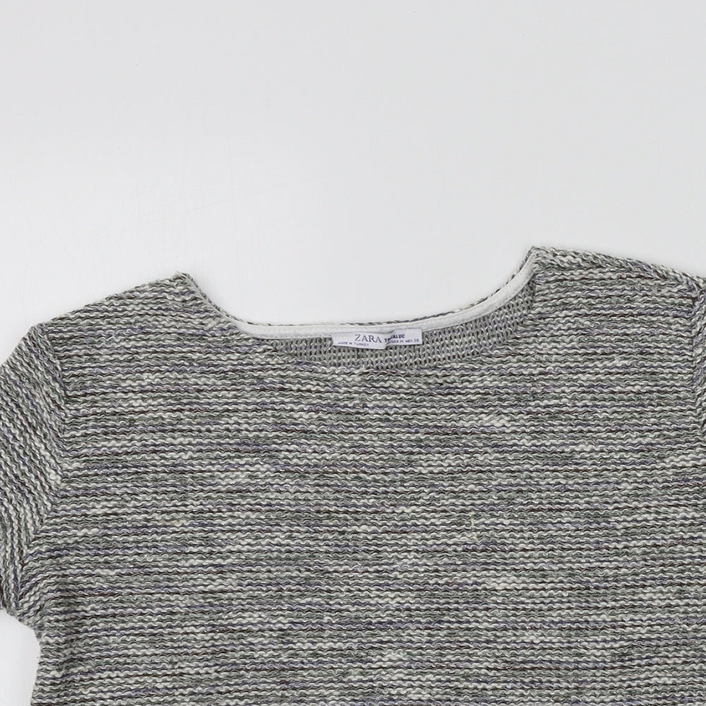 Womens UK Size M Zara Ivory Pullover Jumper
