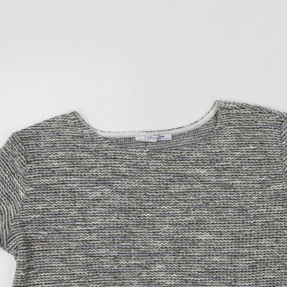 Womens UK Size M Zara Ivory Pullover Jumper