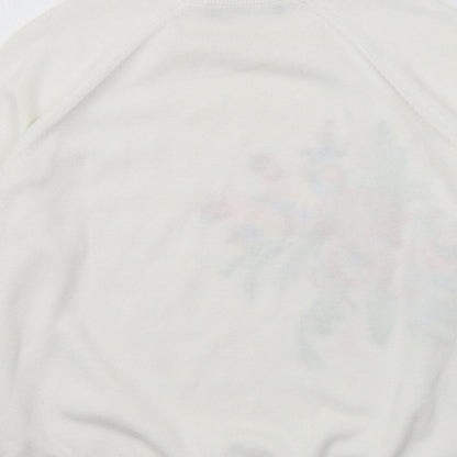 Womens UK Size 8 M&S White Pullover Jumper