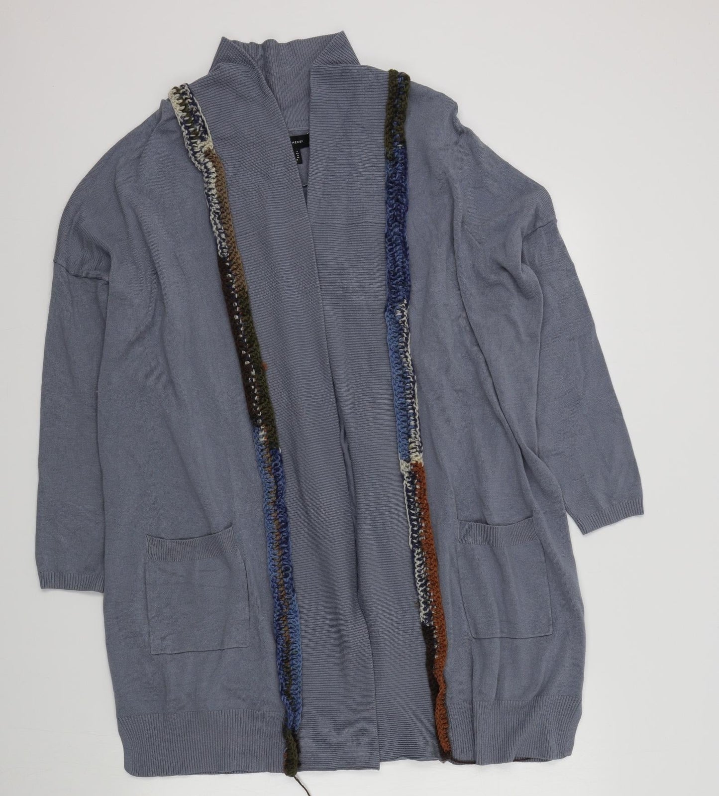 Primark Womens Blue   Cardigan Jumper Size 16