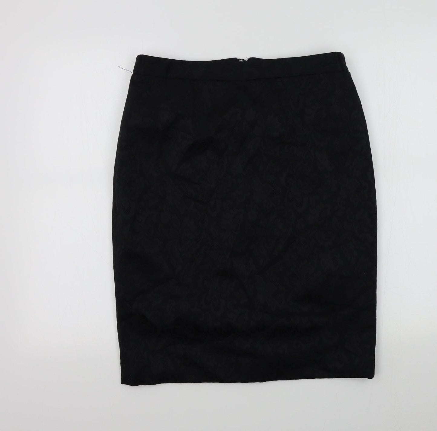 M&S Womens Black   A-Line Skirt Size M