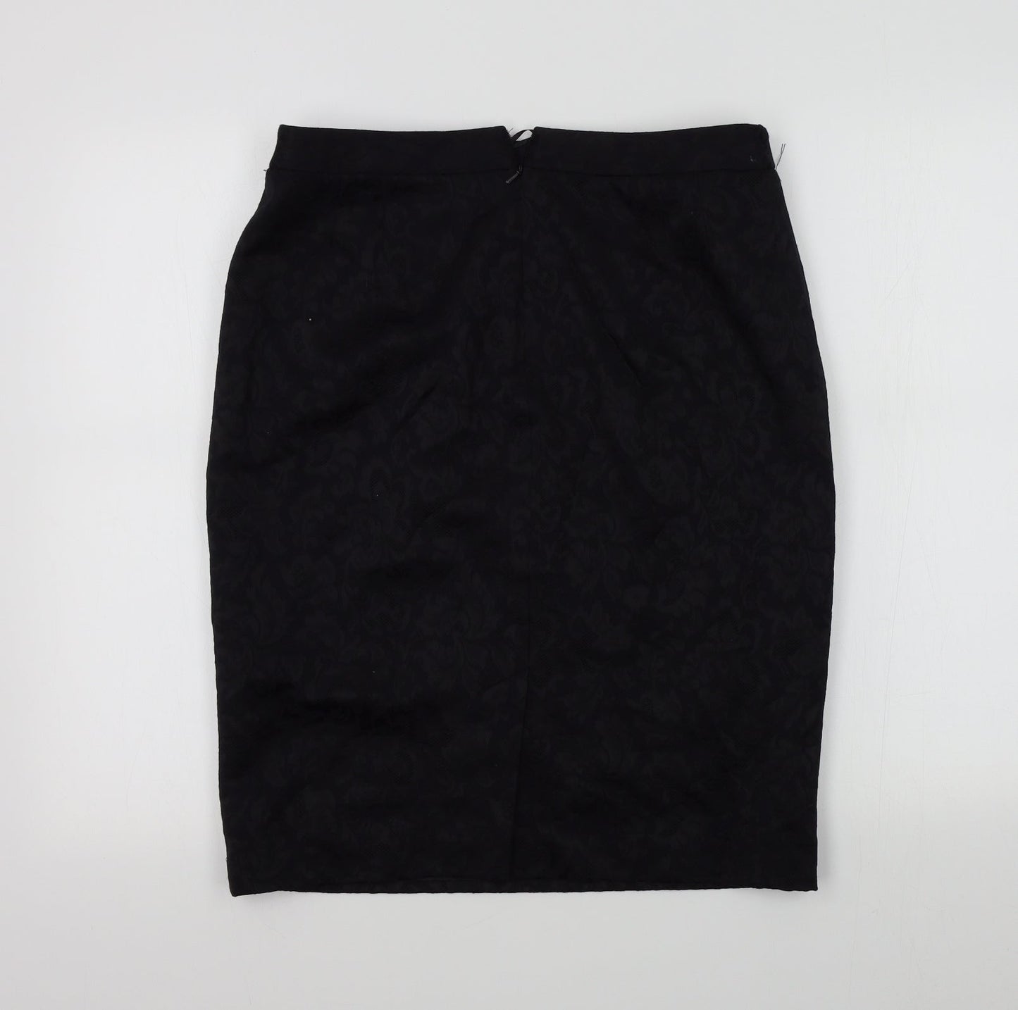 M&S Womens Black   A-Line Skirt Size M