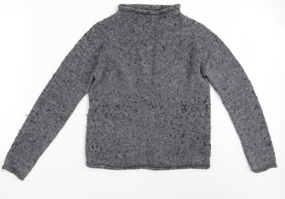 Womens UK Size 12 Pilot Grey Pullover Jumper