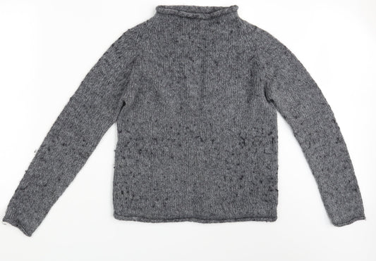 Womens UK Size 12 Pilot Grey Pullover Jumper