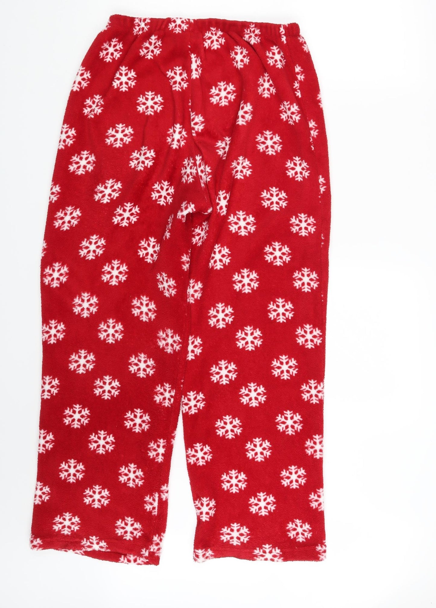 Womens UK Size 12 Preworn Regular Fit Jogger Red Trousers