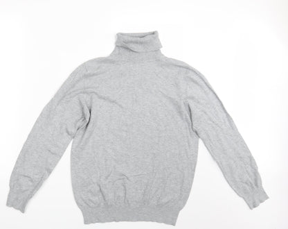 Additional front view of Papaya women’s grey pullover sweatshirt, size UK 16