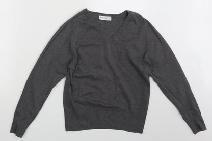 Tru Tex Mens Grey   Pullover Jumper Size S