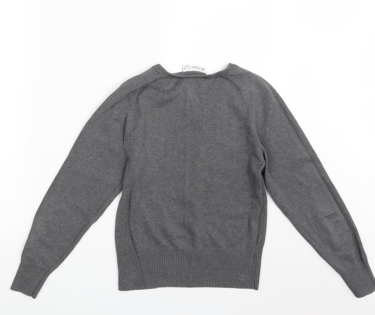 Tru Tex Mens Grey   Pullover Jumper Size S