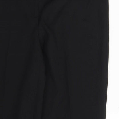 Womens UK Size 12 Preworn Regular Fit  Black Trousers