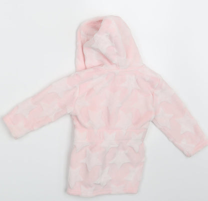 Primark Girls Pink   Babydoll Robe Size 9-12 Months