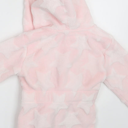 Primark Girls Pink   Babydoll Robe Size 9-12 Months
