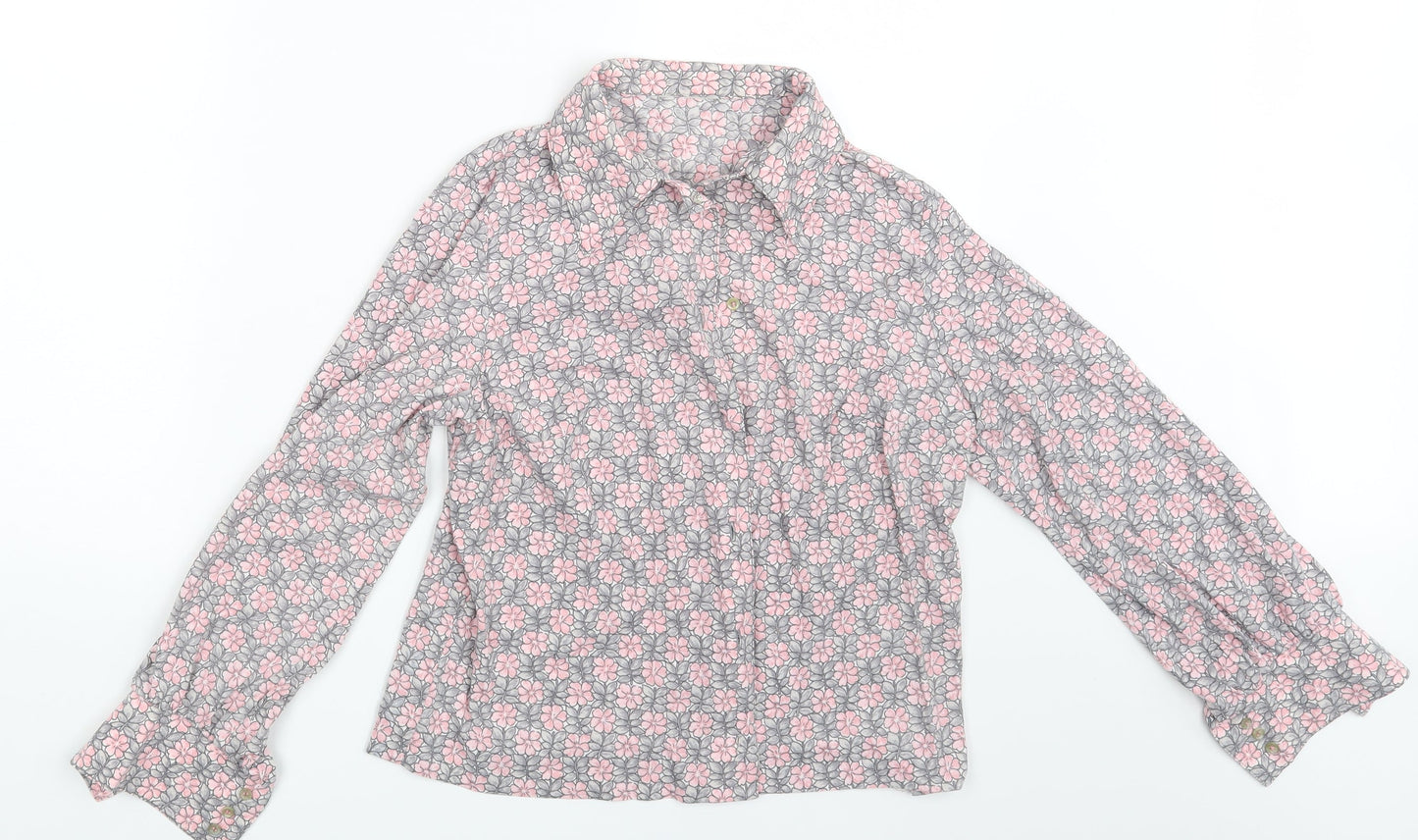 Womens UK Size One Size Preworn Multicoloured Basic Button-Up
