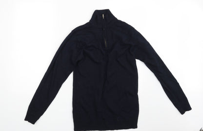 Easy Mens Blue   Pullover Jumper Size S