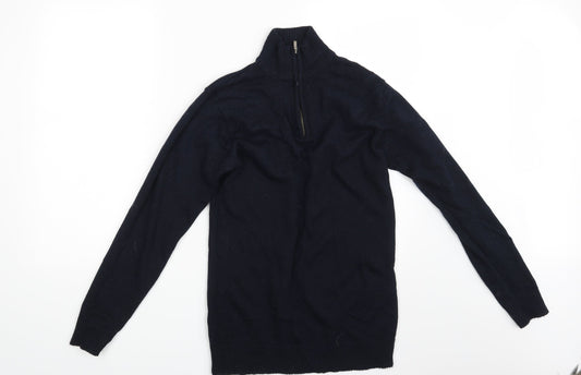 Easy Mens Blue   Pullover Jumper Size S