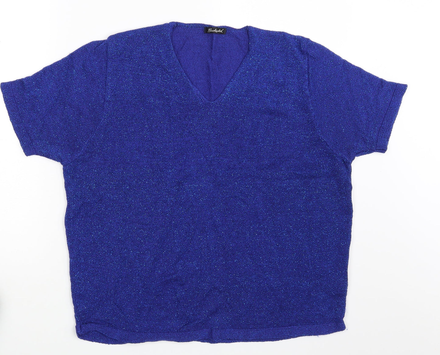 Womens UK Size 18 Berkertex Blue Pullover Jumper