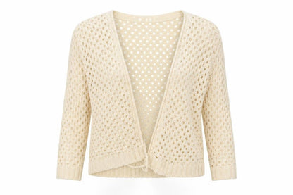 Vice Designs Womens Ivory   Cardigan Jumper One Size