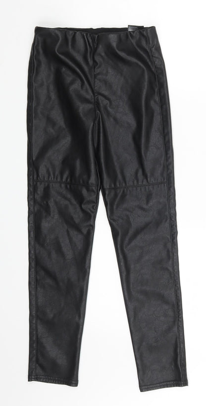H&M Girls Black   Jegging Trousers Size 10-11 Years