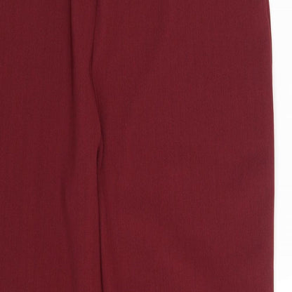 Womens UK Size XL Preworn Regular Fit  Purple Trousers