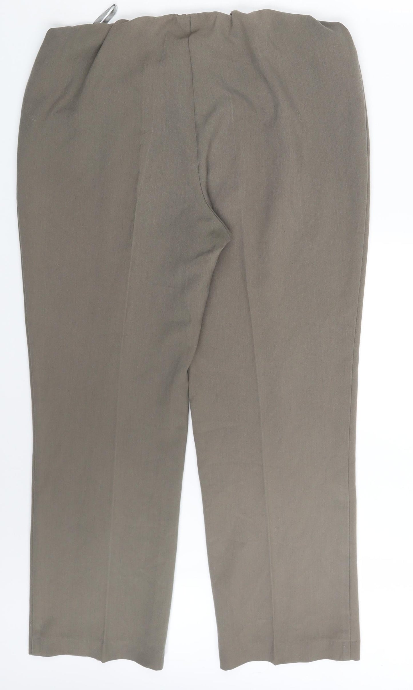 BM Collection Womens Beige   Dress Pants Trousers Size 14 L25 in