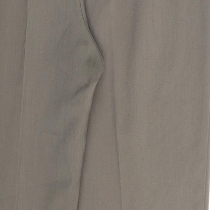 BM Collection Womens Beige   Dress Pants Trousers Size 14 L25 in