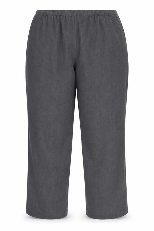 Womens UK Size 18 Bm Collection Regular Fit Dress Pants Grey Trousers