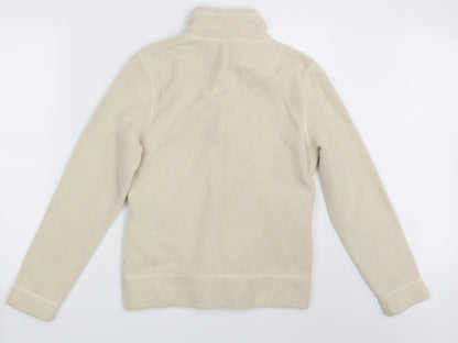 George Womens Ivory   Full Zip Jumper Size 12