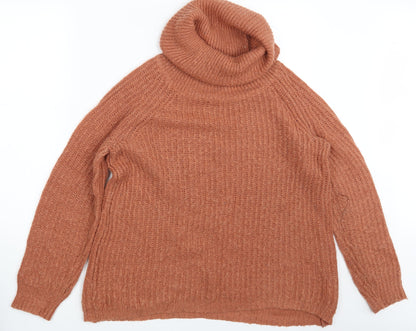 Womens UK Size 14 Redoute Orange Pullover Jumper