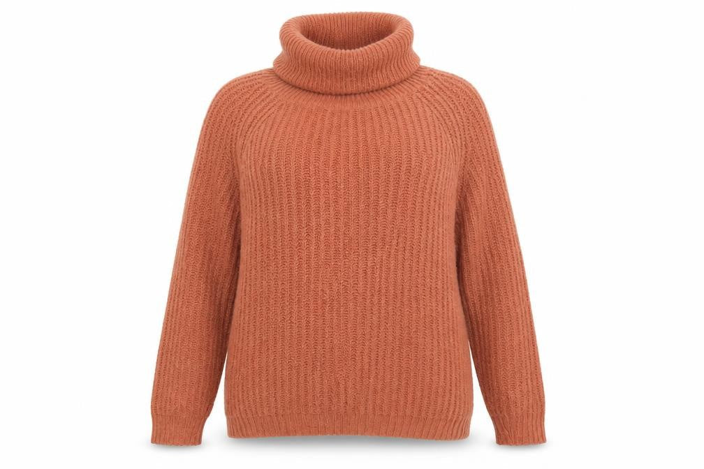 Womens UK Size 14 Redoute Orange Pullover Jumper