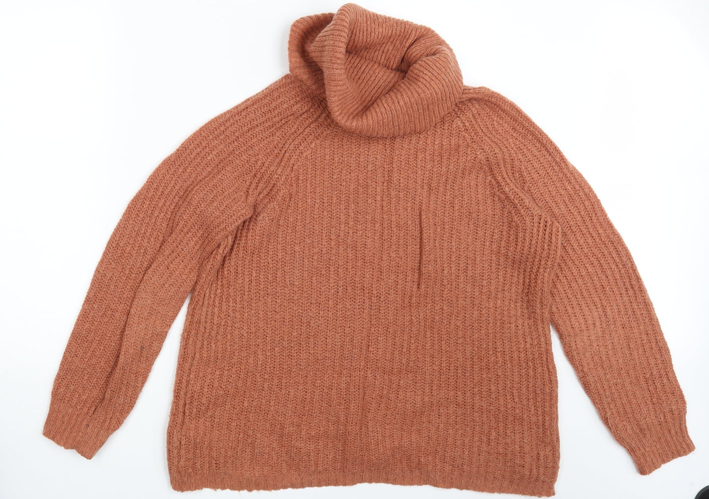 Womens UK Size 14 Redoute Orange Pullover Jumper