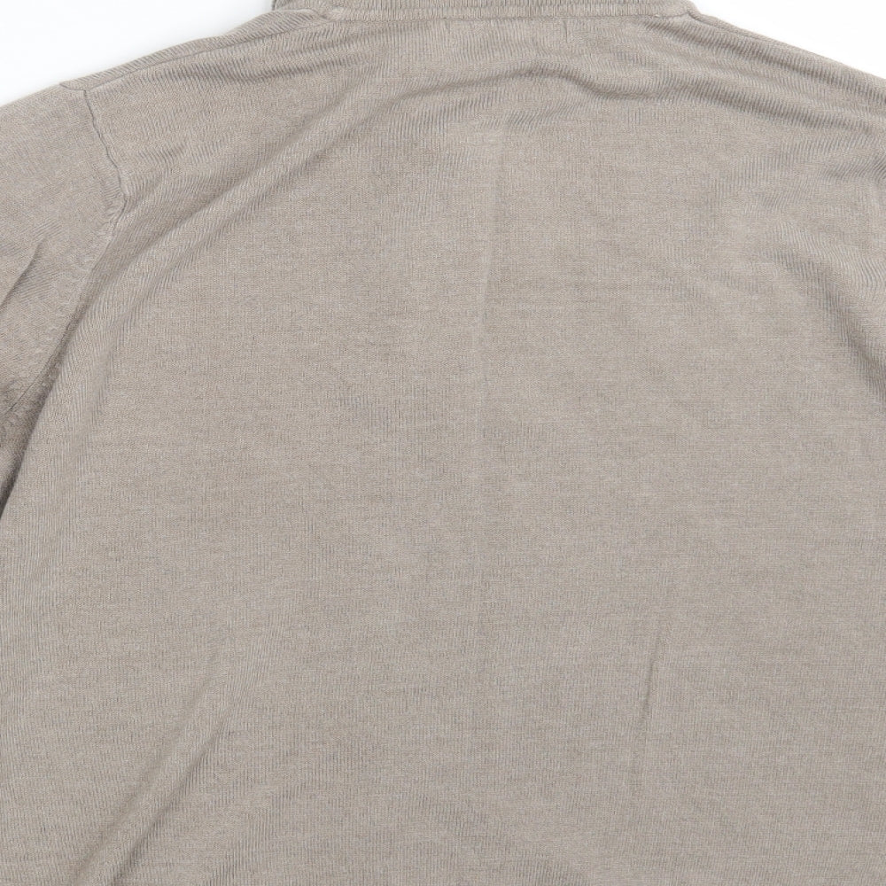 Womens UK Size 16 Julipa Beige Basic Polo