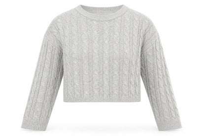 Womens UK Size M New Look Grey Pullover Jumper