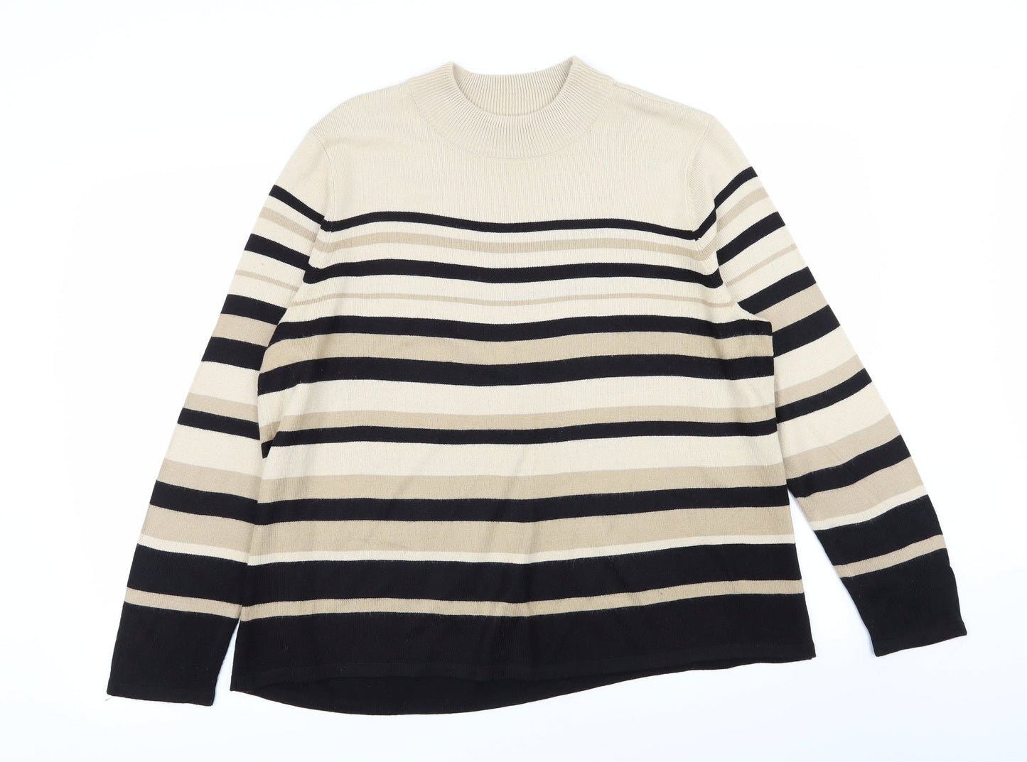 Womens UK Size L BM Multicoloured Pullover Jumper